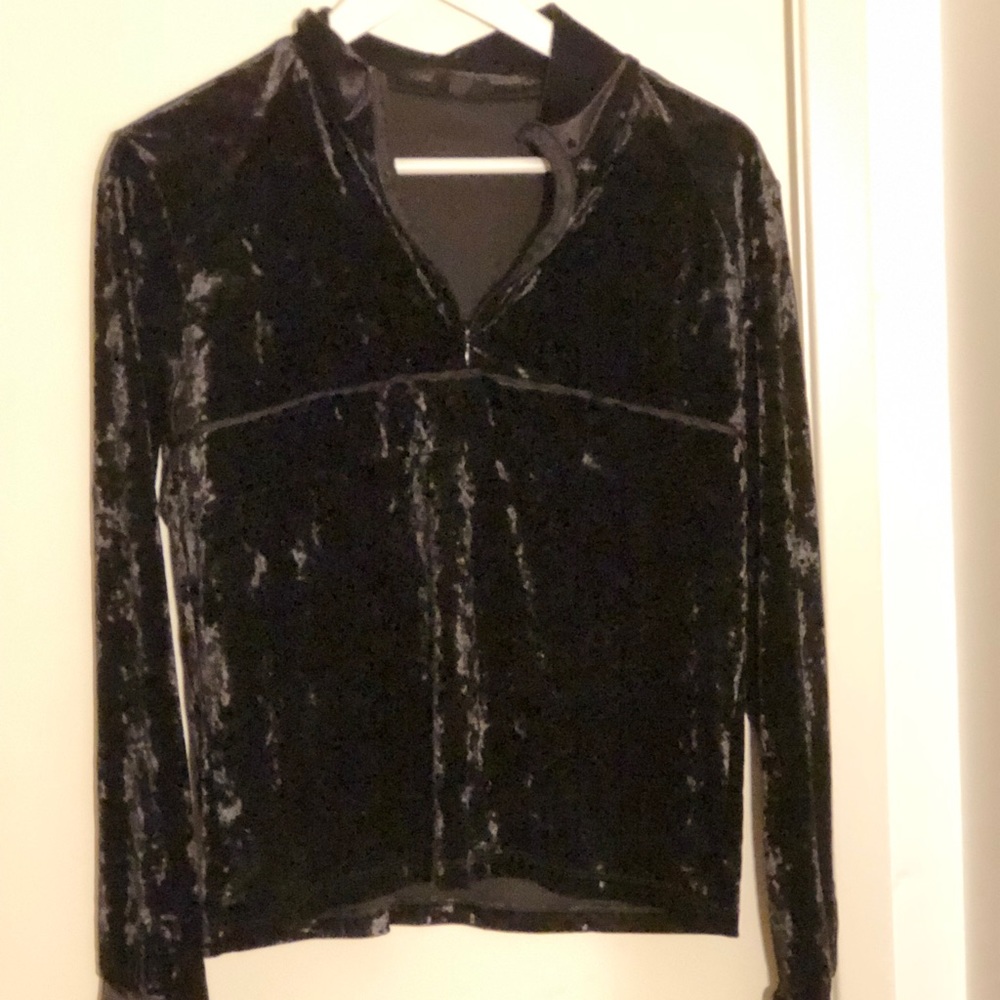 Velvet long sleeve top/sweater!!!!!